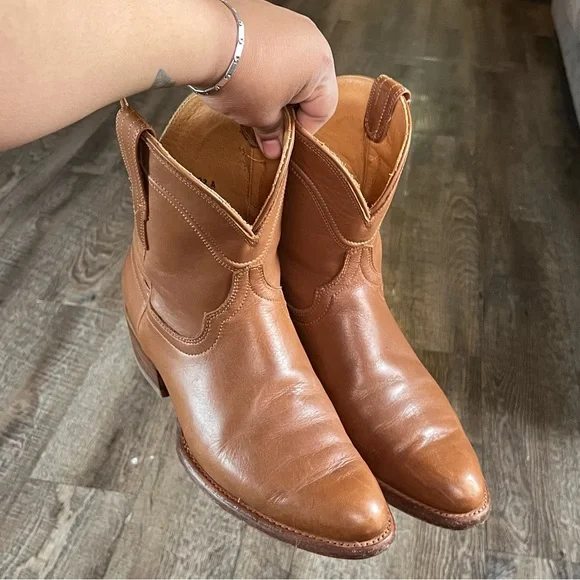 Tecovas The Penny Caramel Tan Size 9.5B Women’s Boots Booties - Picture 13 of 15